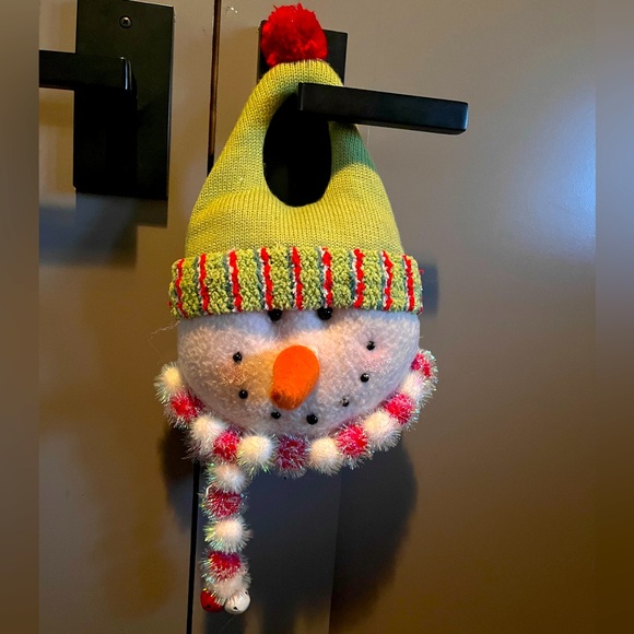 SANTA AND SNOWMAN HOLIDAY DOORKNOB DECOR - Picture 12 of 13